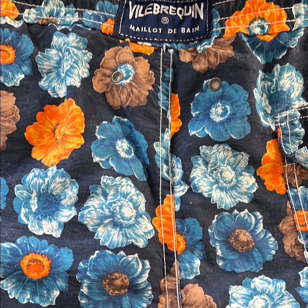 Vilebrequin Floral Swim Trunks Size XXL